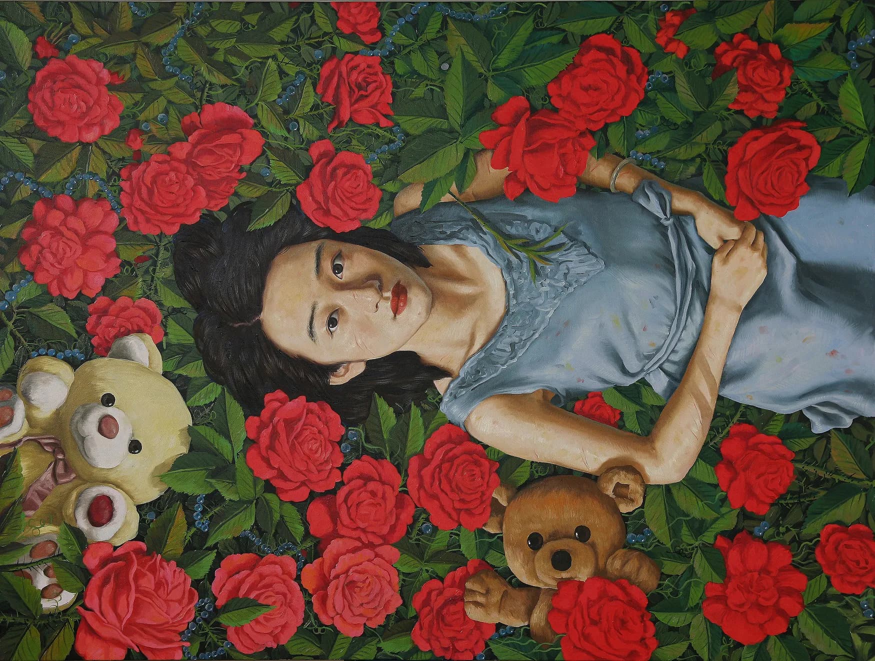 Flowers No.12 Bed of Roses