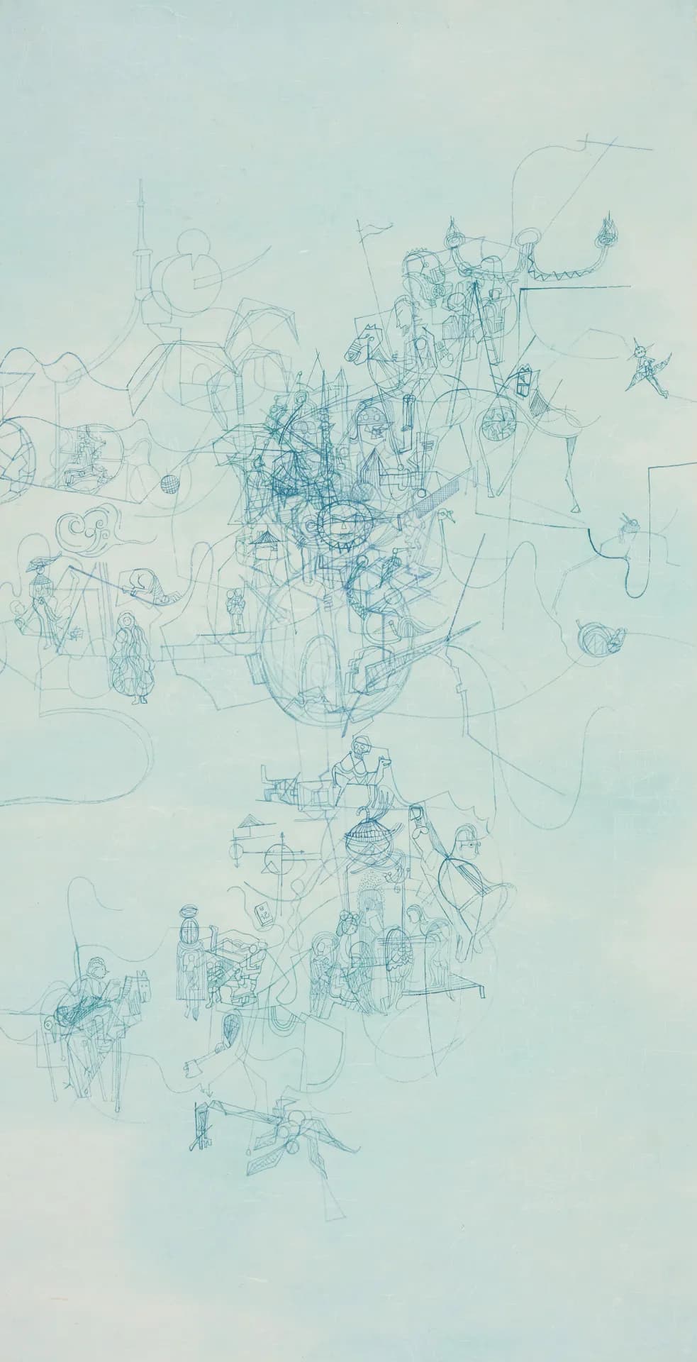 Composition In Blue No.2